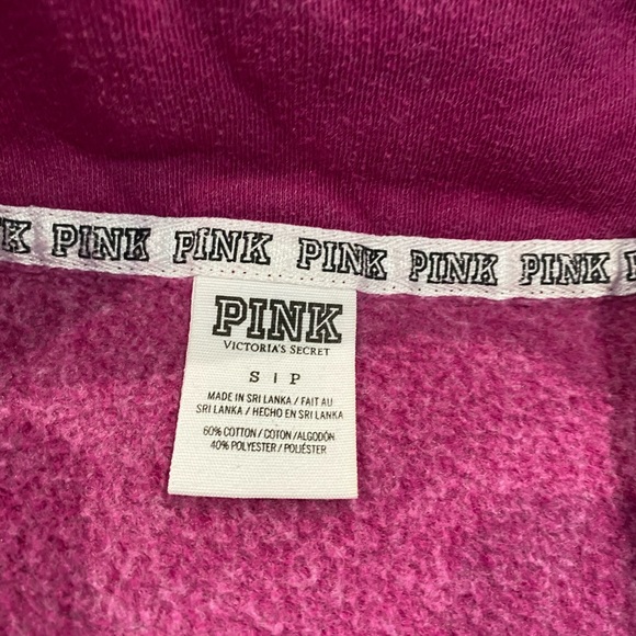 PINK by VS 3/4 sweatshirt size small - Picture 3 of 3